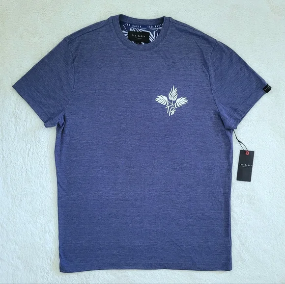 Ted Baker Heather Blueđź’™ Logo Teeđź‘• - NWT - Picture 10 of 13